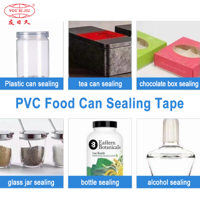 Yourijiu Gıda Konserve Kutusu Sızdırmazlık Kalıntısı Bırakmayan PVC Şeffaf Bant